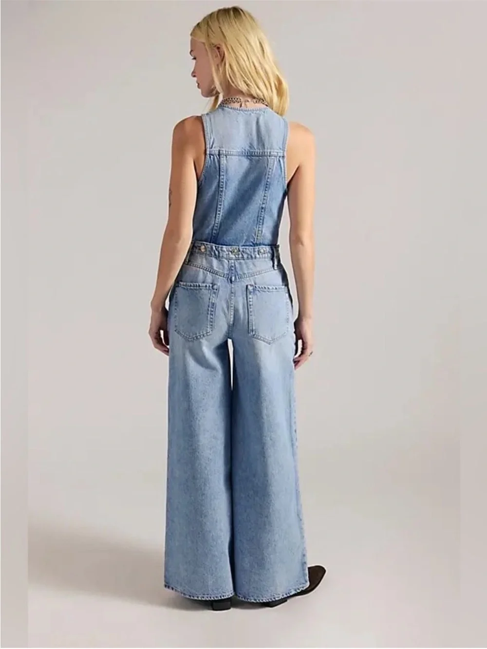 Free People We The Free Better Together Convertible Jumpsuit NWT - Picture 2 of 4
